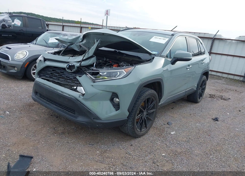 2021 TOYOTA RAV4 HYBRID XLE VIN: 4T3RWRFV1MU027416