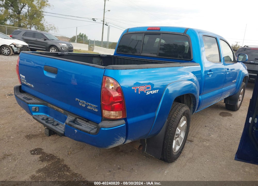 2005 TOYOTA TACOMA PRERUNNER V6 VIN: 5TEJU62N25Z126002
