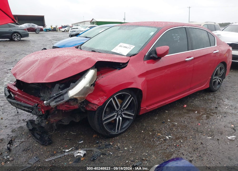 2017 HONDA ACCORD SPORT SE VIN: 1HGCR2F14HA043701
