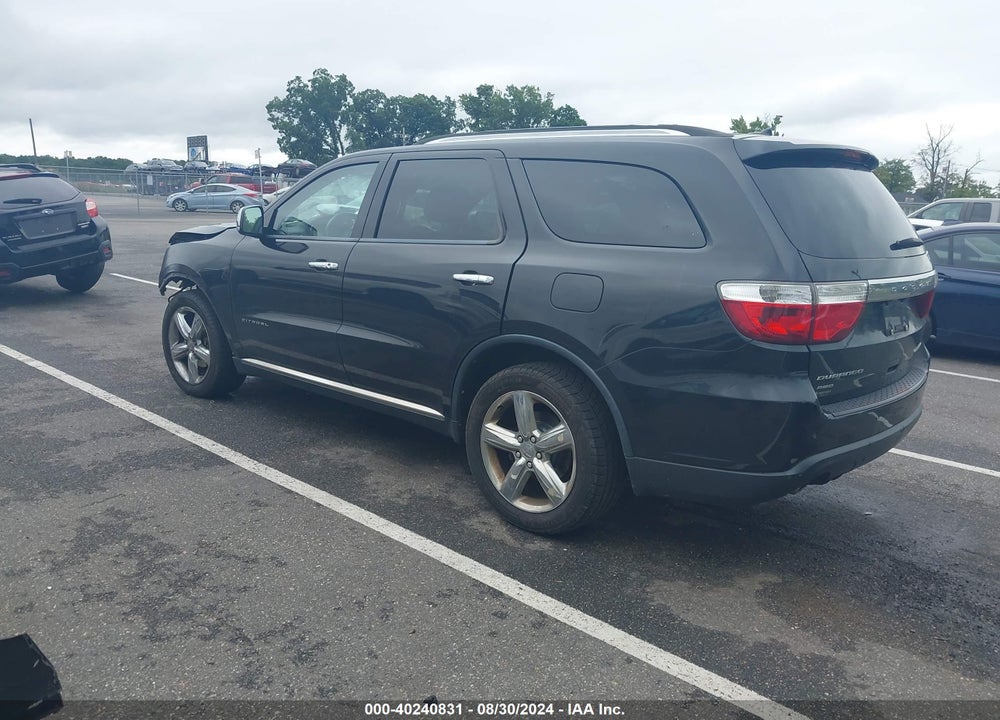 2012 DODGE DURANGO CITADEL VIN: 1C4SDJET9CC301892