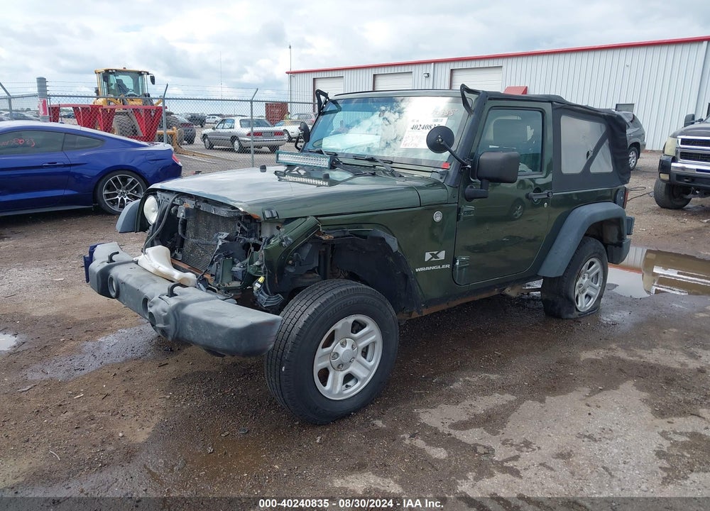 2007 JEEP WRANGLER X VIN: 1J4FA24127L190229