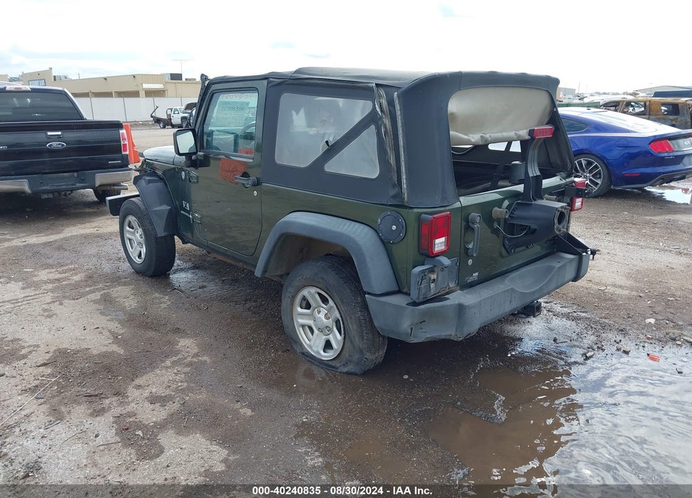 2007 JEEP WRANGLER X VIN: 1J4FA24127L190229