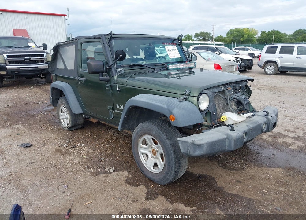 2007 JEEP WRANGLER X VIN: 1J4FA24127L190229