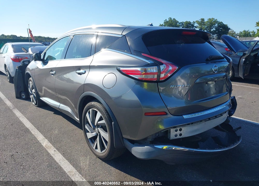 2015 NISSAN MURANO PLATINUM VIN: 5N1AZ2MH9FN213803