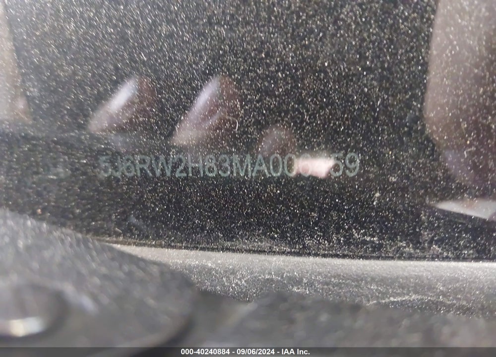 2021 HONDA CR-V AWD EX-L VIN: 5J6RW2H83MA006459