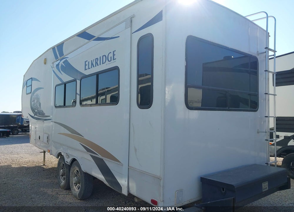2011 HEARTLAND RV OTHER VIN: 5SFRG2927BE228874