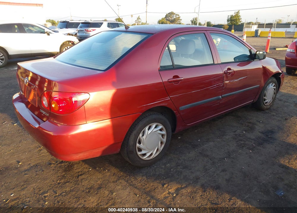 2003 TOYOTA COROLLA CE VIN: JTDBR32E332007588