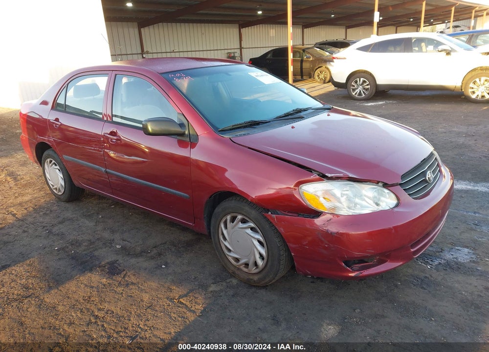 2003 TOYOTA COROLLA CE VIN: JTDBR32E332007588