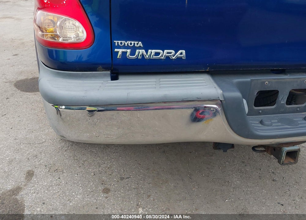 2006 TOYOTA TUNDRA SR5 V8 VIN: 5TBBT44196S483853