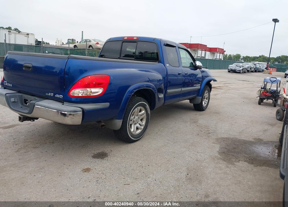 2006 TOYOTA TUNDRA SR5 V8 VIN: 5TBBT44196S483853