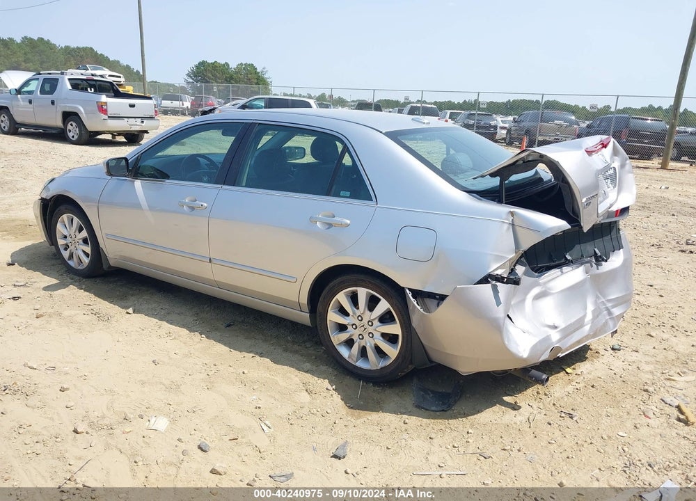 2007 HONDA ACCORD 3.0 EX VIN: 1HGCM66597A013939