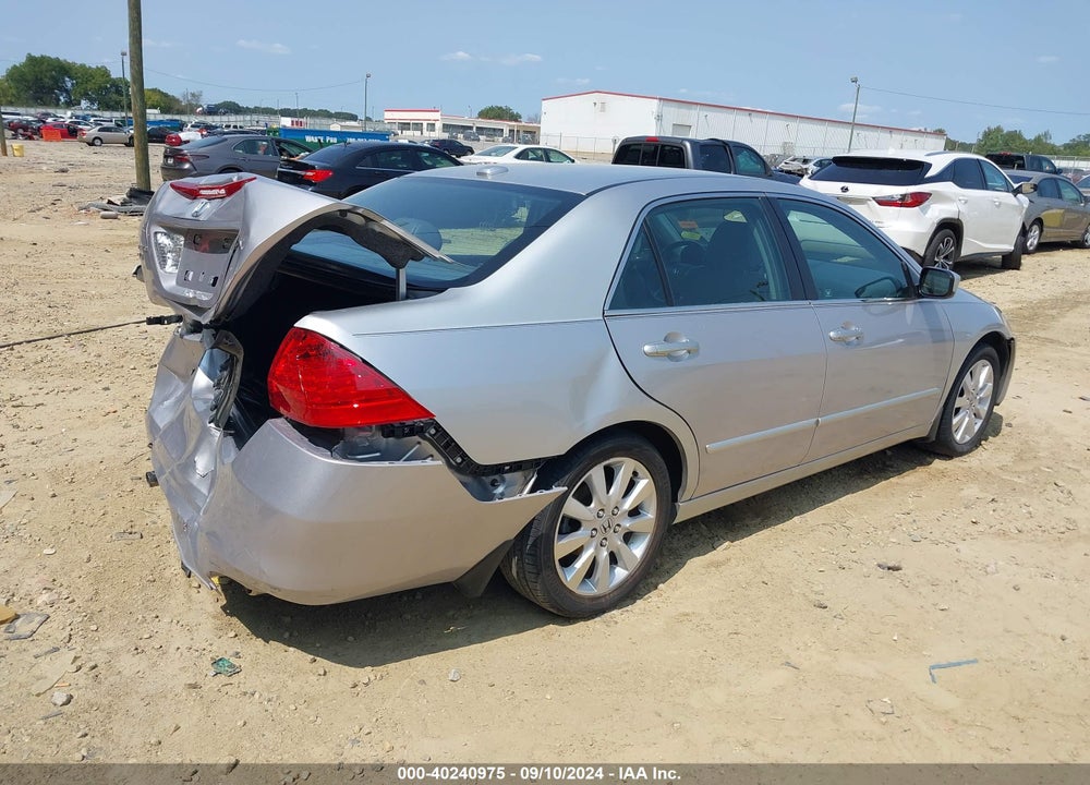 2007 HONDA ACCORD 3.0 EX VIN: 1HGCM66597A013939