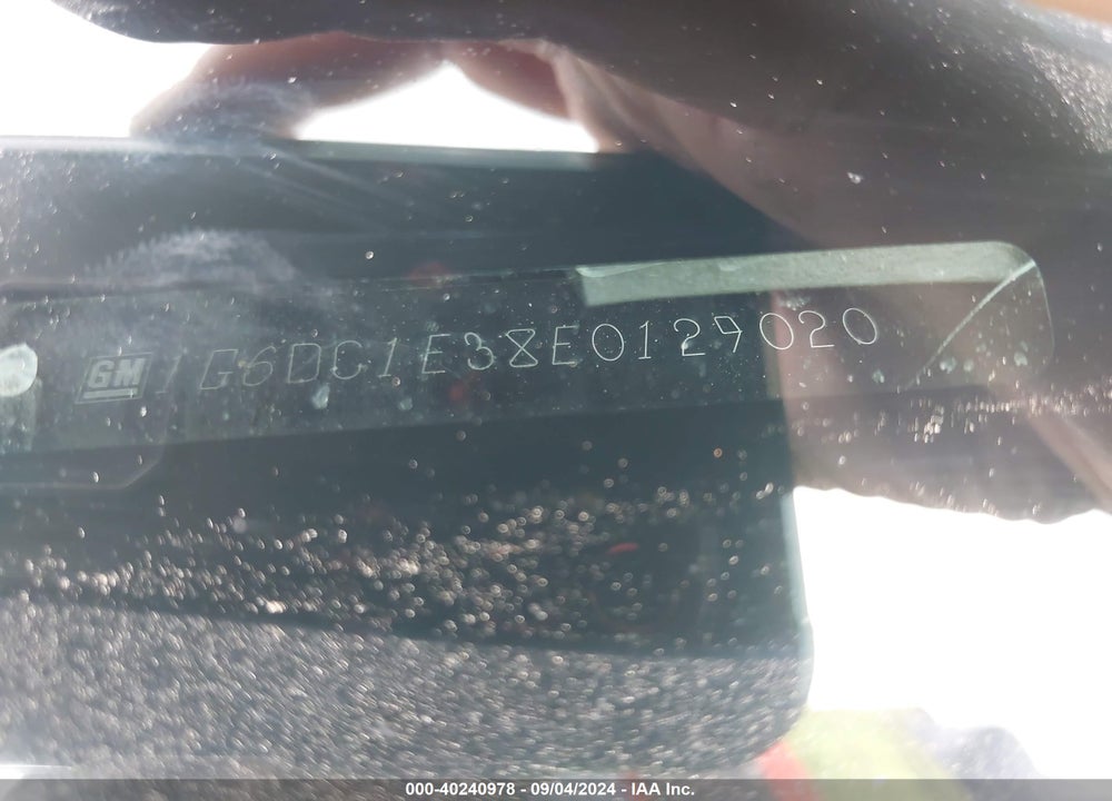 2014 CADILLAC CTS PERFORMANCE VIN: 1G6DC1E38E0129020