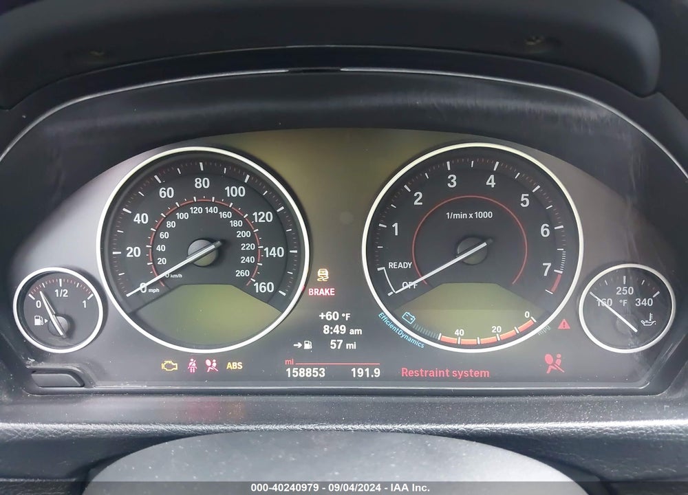 2014 BMW 335I XDRIVE VIN: WBA3B9C58EF801392