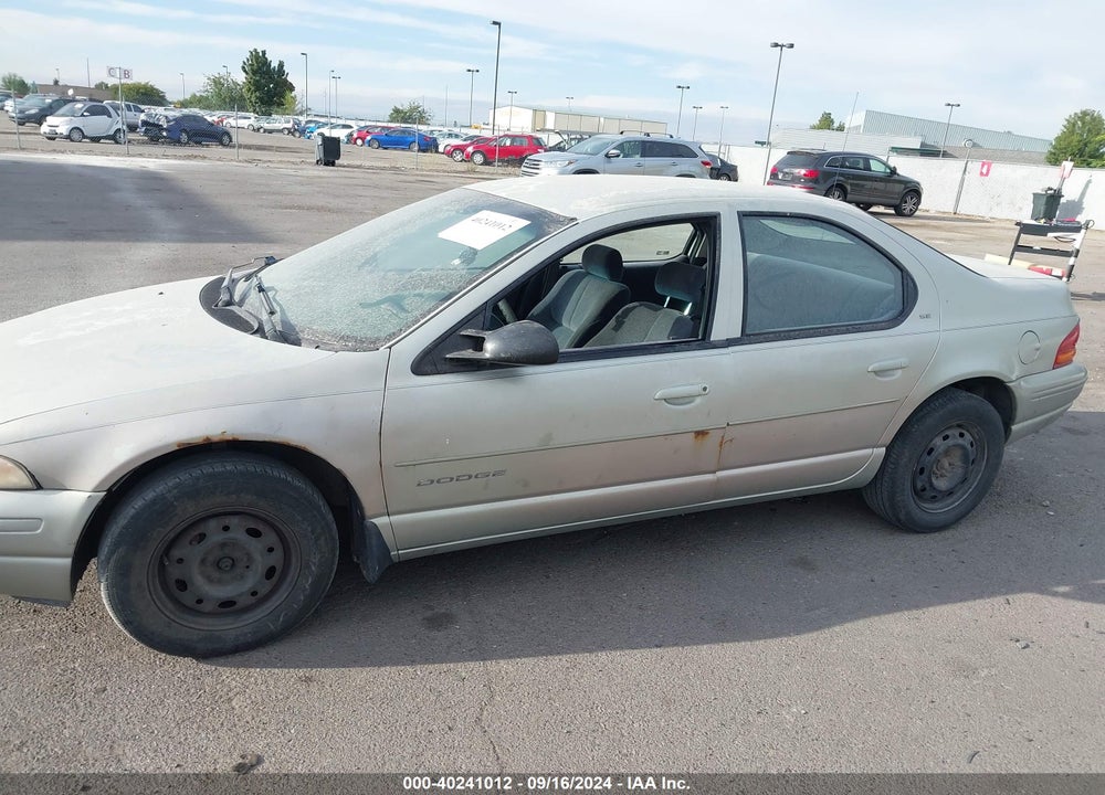 2000 DODGE STRATUS SE VIN: 1B3EJ46X6YN189803