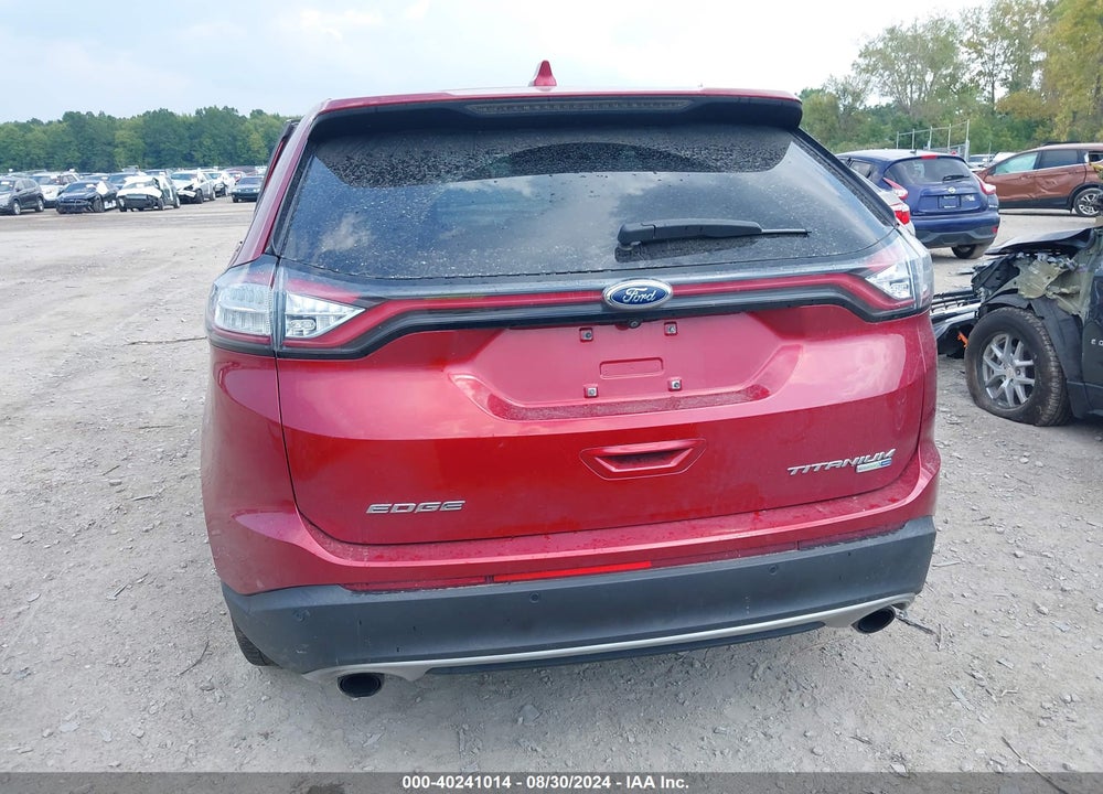 2017 FORD EDGE TITANIUM VIN: 2FMPK4K99HBB90317