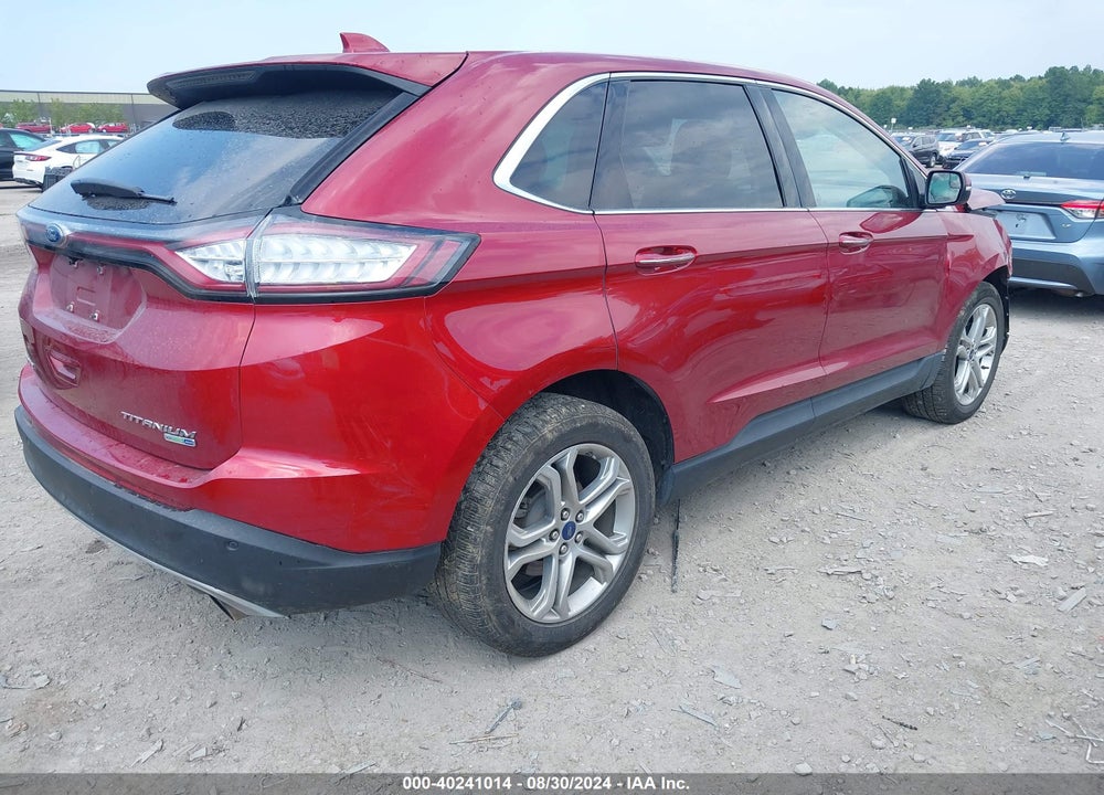 2017 FORD EDGE TITANIUM VIN: 2FMPK4K99HBB90317