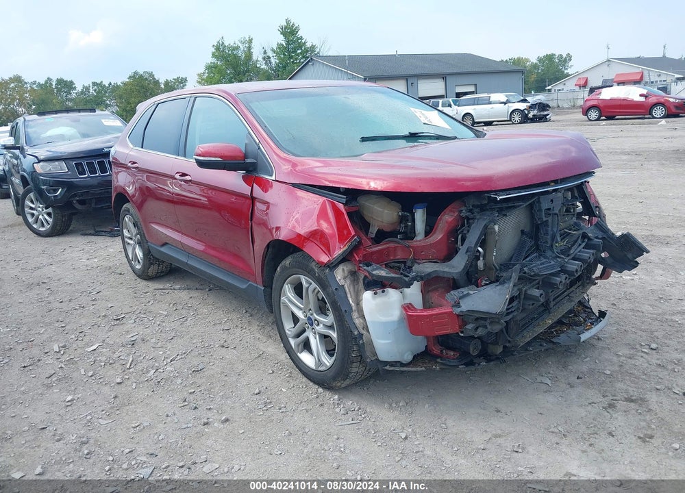 2017 FORD EDGE TITANIUM VIN: 2FMPK4K99HBB90317