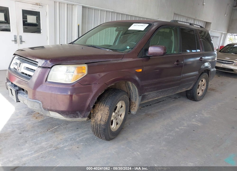 2008 HONDA PILOT VP VIN: 5FNYF28228B017334