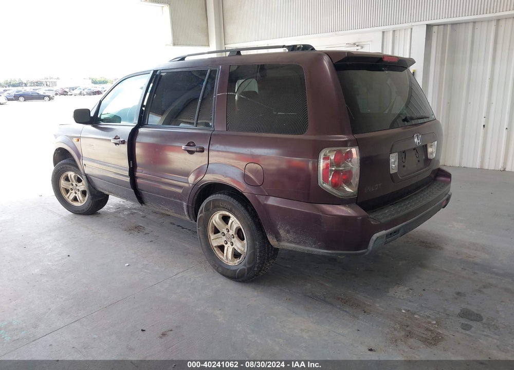 2008 HONDA PILOT VP VIN: 5FNYF28228B017334