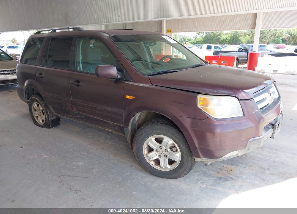 2008 HONDA PILOT VP VIN: 5FNYF28228B017334
