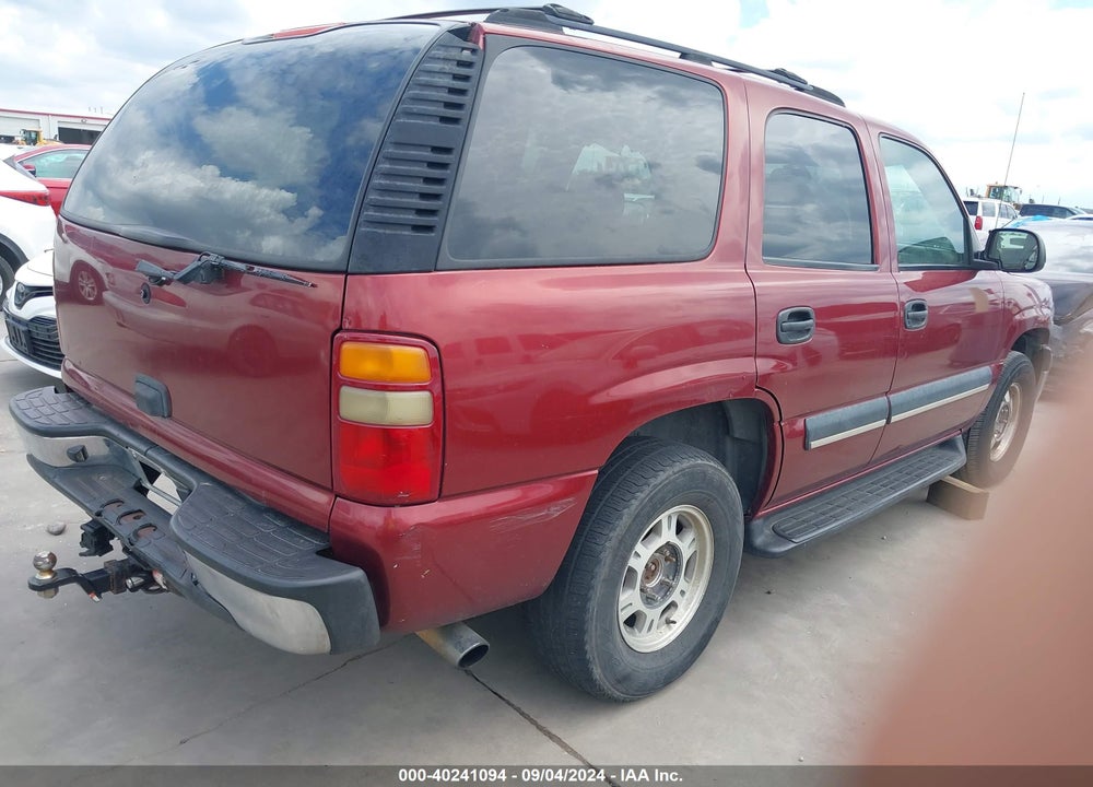 2003 CHEVROLET TAHOE LS VIN: 1GNEC13V83R126267