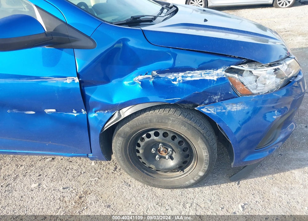 2017 CHEVROLET SONIC LS AUTO VIN: 1G1JB5SH1H4111152