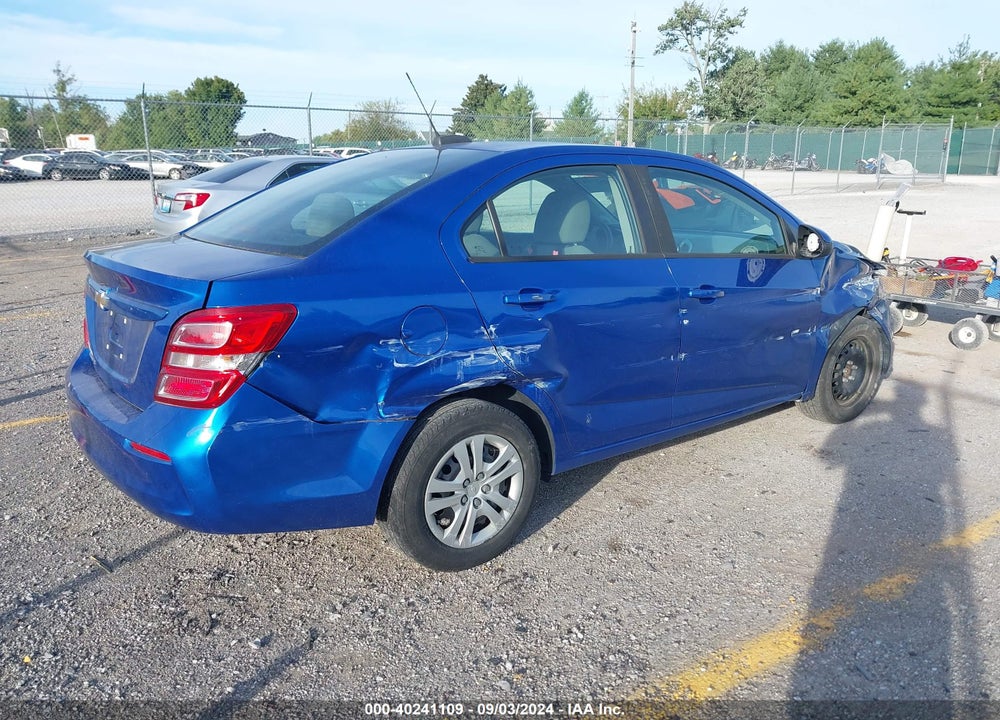 2017 CHEVROLET SONIC LS AUTO VIN: 1G1JB5SH1H4111152
