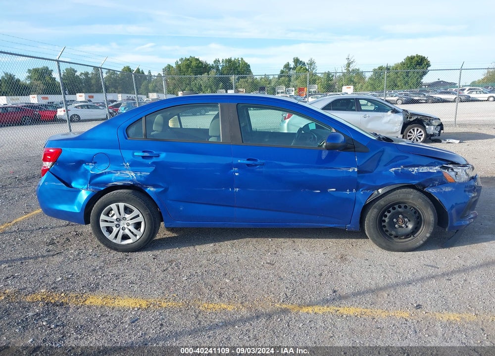 2017 CHEVROLET SONIC LS AUTO VIN: 1G1JB5SH1H4111152