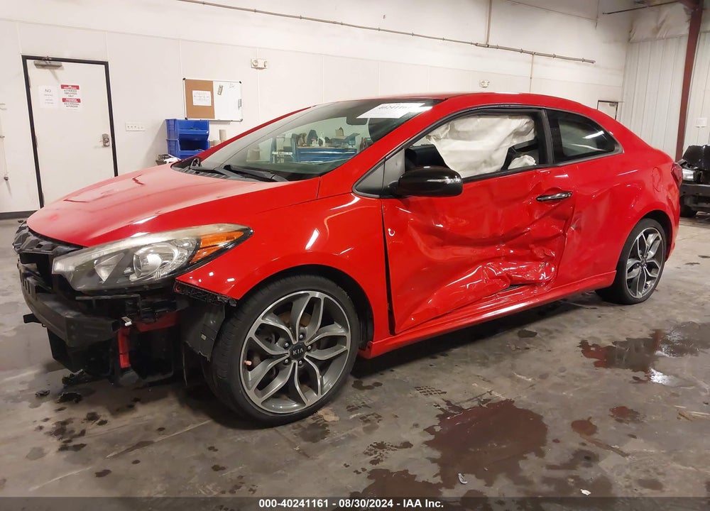 2014 KIA FORTE KOUP SX VIN: KNAFZ6A39E5226153