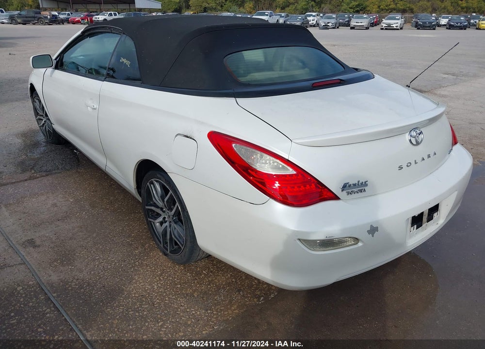 2007 TOYOTA CAMRY SOLARA SE VIN: 4T1FA38P97U132022