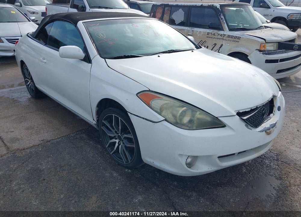 2007 TOYOTA CAMRY SOLARA SE VIN: 4T1FA38P97U132022