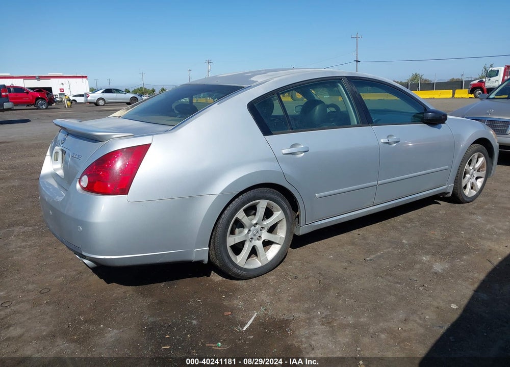 2007 NISSAN MAXIMA 3.5 SE VIN: 1N4BA41E37C828114