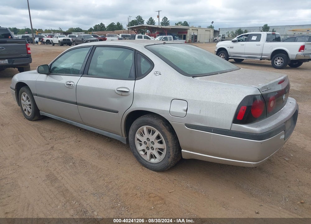 2005 CHEVROLET IMPALA VIN: 2G1WF52E459207124