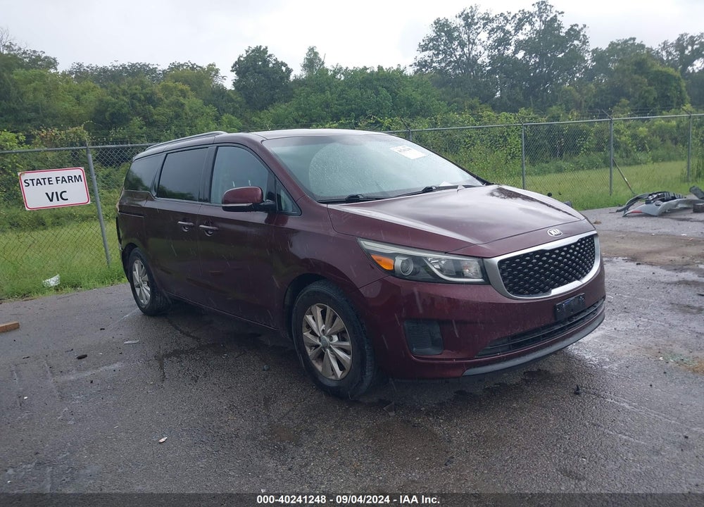2015 KIA SEDONA LX VIN: KNDMB5C12F6051857