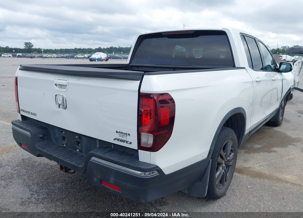 2019 HONDA RIDGELINE SPORT VIN: 5FPYK3F13KB046996
