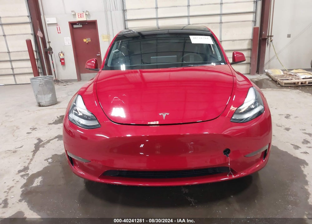 2021 TESLA MODEL Y LONG RANGE DUAL MOTOR ALL-WHEEL DRIVE VIN: 5YJYGDEE7MF148437