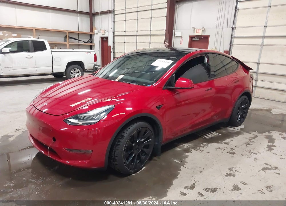 2021 TESLA MODEL Y LONG RANGE DUAL MOTOR ALL-WHEEL DRIVE VIN: 5YJYGDEE7MF148437
