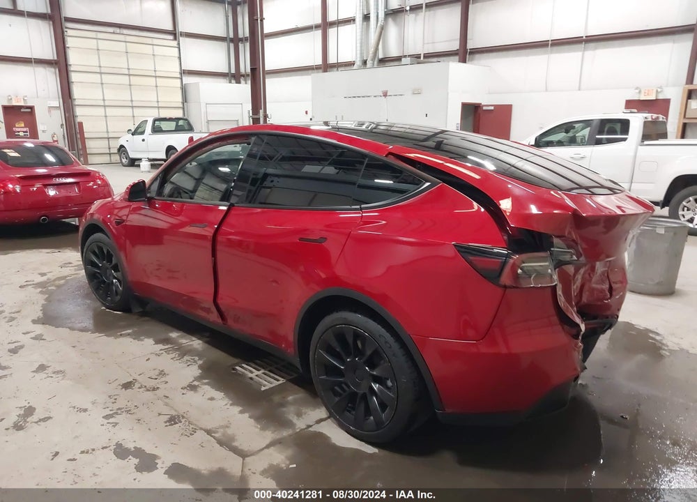2021 TESLA MODEL Y LONG RANGE DUAL MOTOR ALL-WHEEL DRIVE VIN: 5YJYGDEE7MF148437