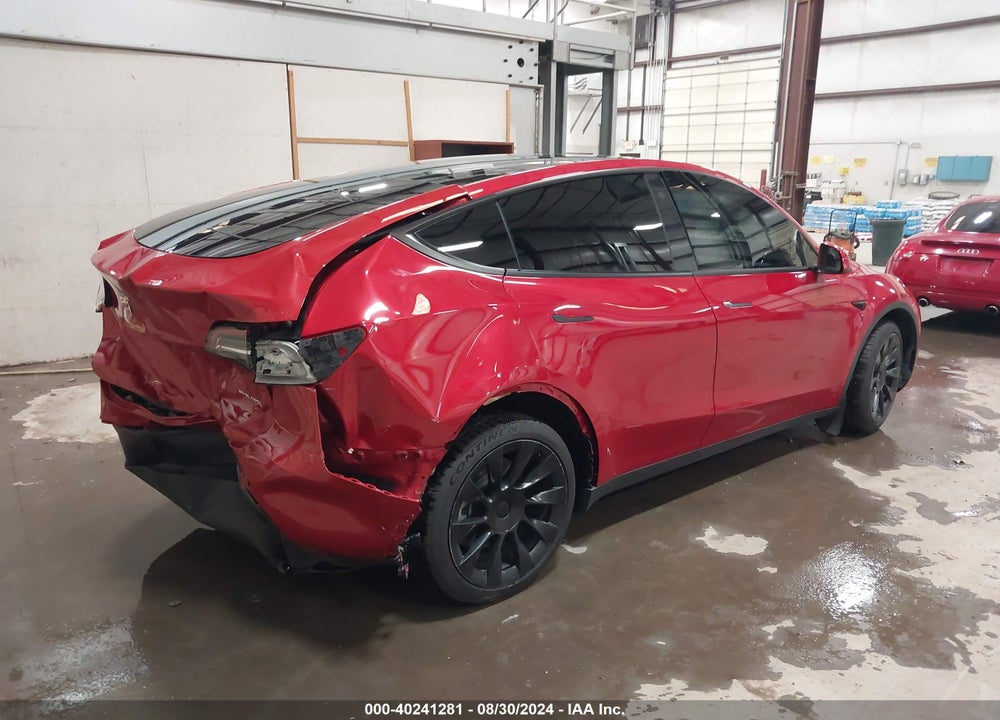 2021 TESLA MODEL Y LONG RANGE DUAL MOTOR ALL-WHEEL DRIVE VIN: 5YJYGDEE7MF148437
