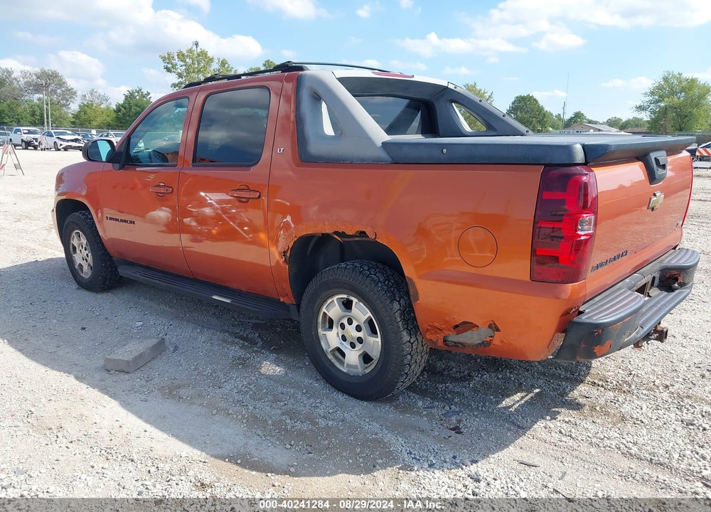 2007 CHEVROLET AVALANCHE 1500 LT VIN: 3GNFK12367G247389