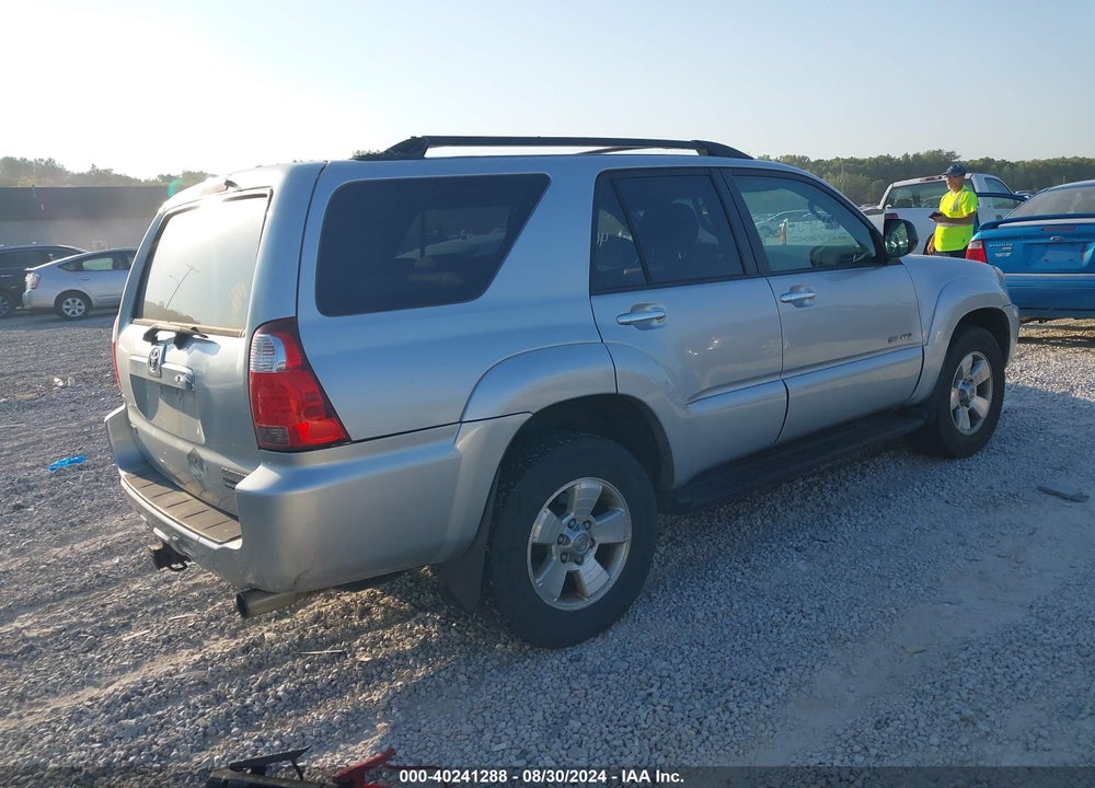 2007 TOYOTA 4RUNNER SR5 V6 VIN: JTEBU14R778083168