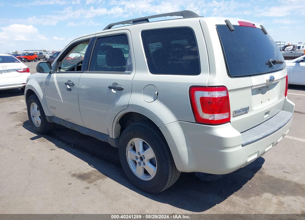 2008 FORD ESCAPE XLT VIN: 1FMCU03178KC00911