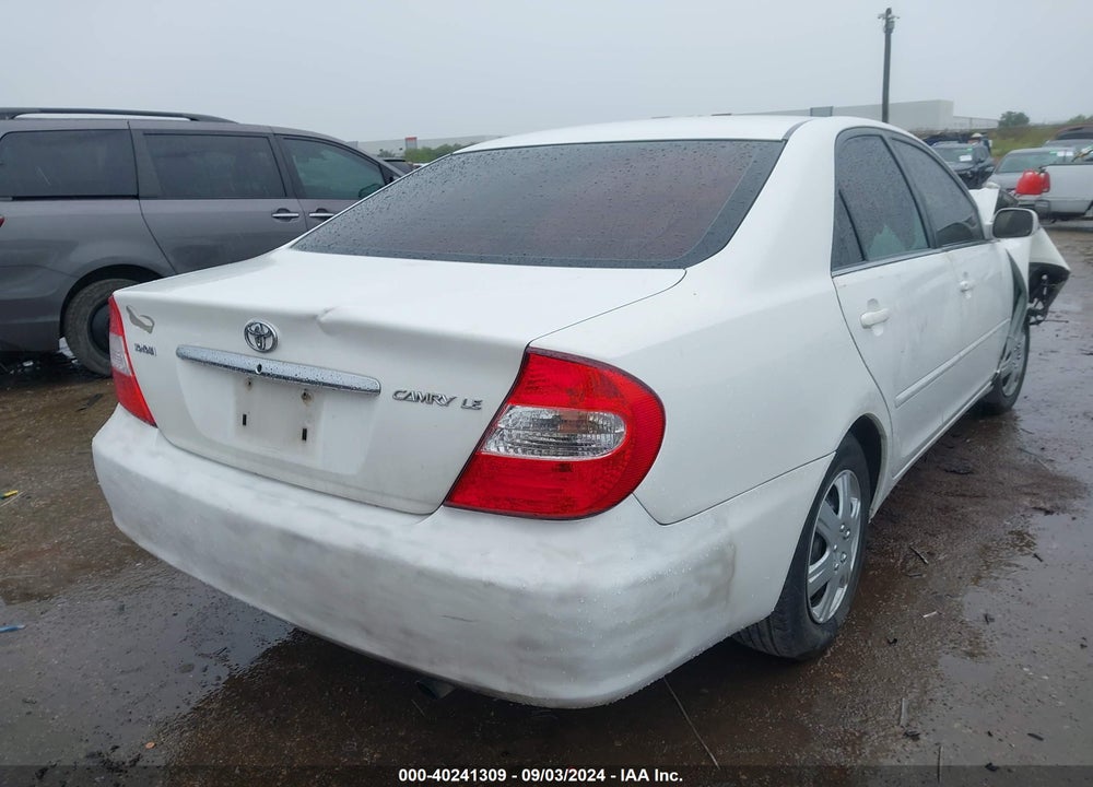 2004 TOYOTA CAMRY LE VIN: 4T1BE32K84U294476