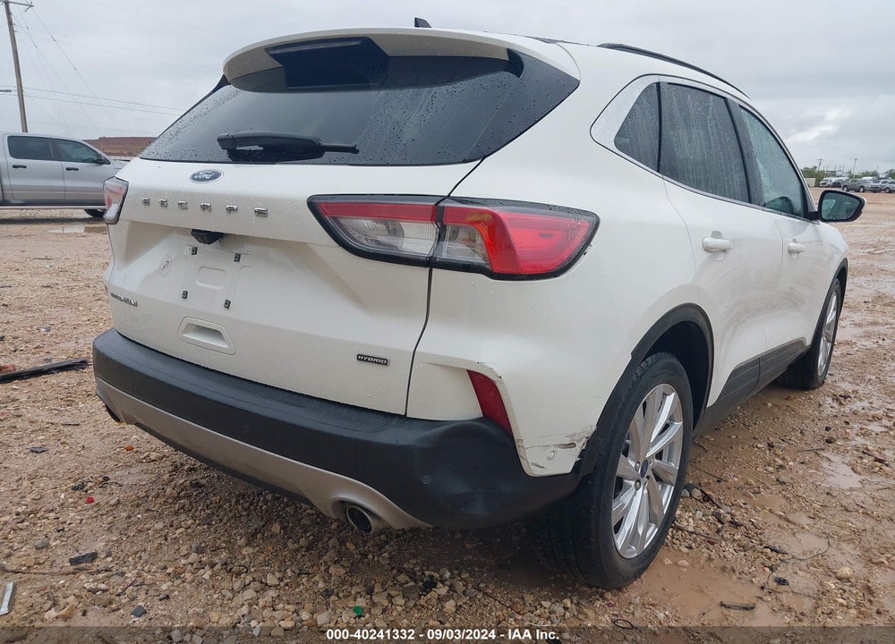 2021 FORD ESCAPE TITANIUM HYBRID VIN: 1FMCU0DZ8MUB01629