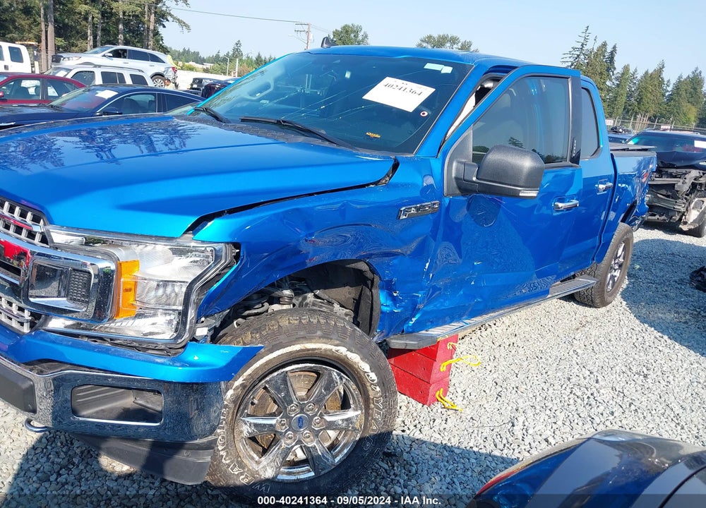 2020 FORD F-150 XLT VIN: 1FTEW1E41LKE96327