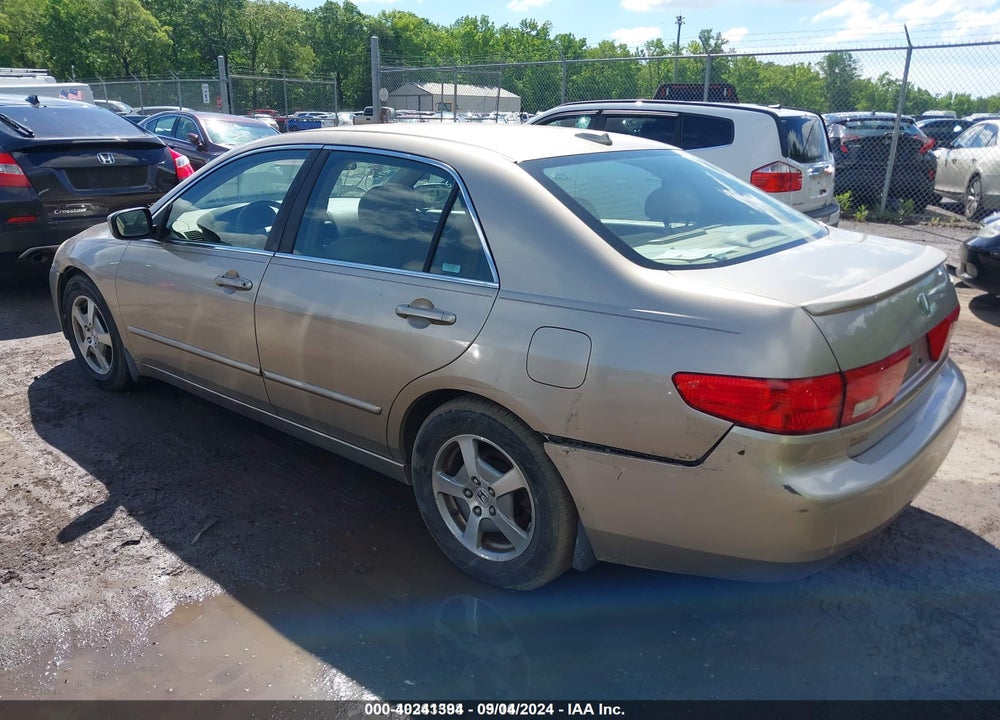 2005 HONDA ACCORD HYBRID IMA VIN: JHMCN36485C014288