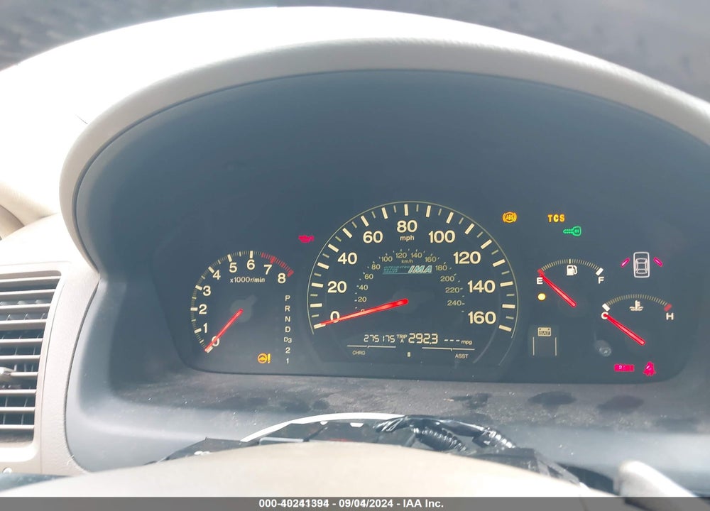 2005 HONDA ACCORD HYBRID IMA VIN: JHMCN36485C014288