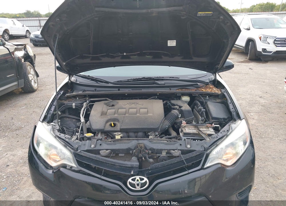 2016 TOYOTA COROLLA L VIN: 5YFBURHE2GP431912
