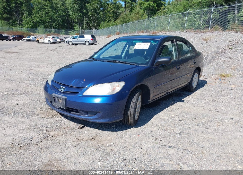 2004 HONDA CIVIC LX VIN: 2HGES16534H590402